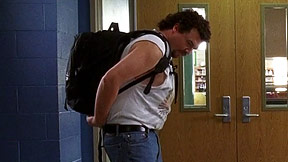 Kenny Powers w/ Toby in Backpack