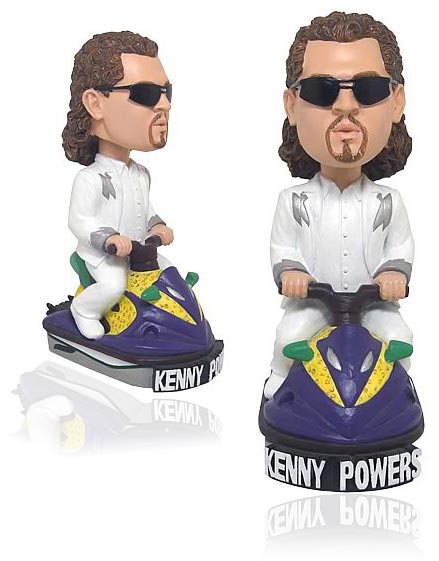 Kenny Powers Bobblehead — White Suit (La Flama Blanca)